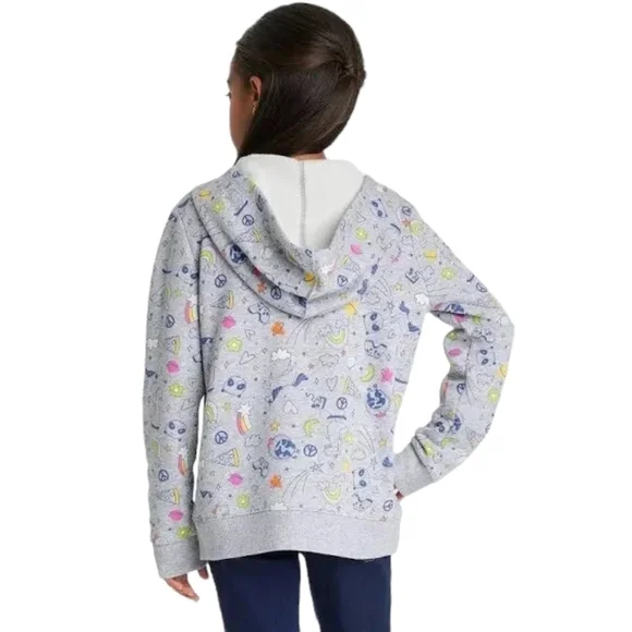 Mixed Graphic Hoodie/Sweater - Picture 1 of 3